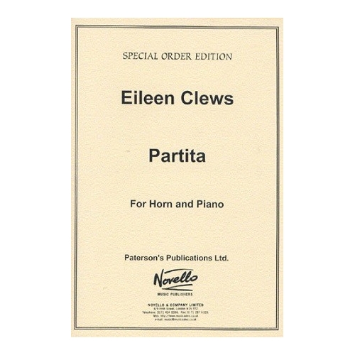 Clews, Eileen - Partita for...