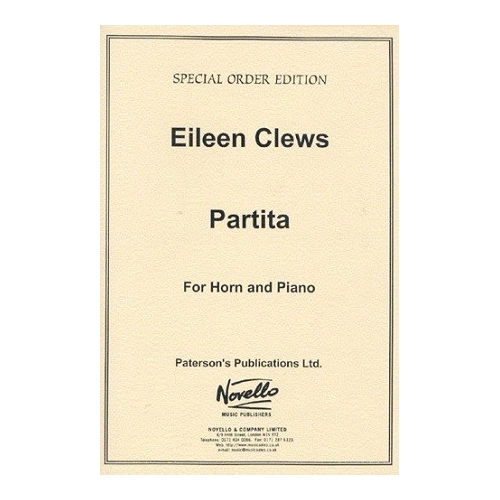 Clews, Eileen - Partita For...