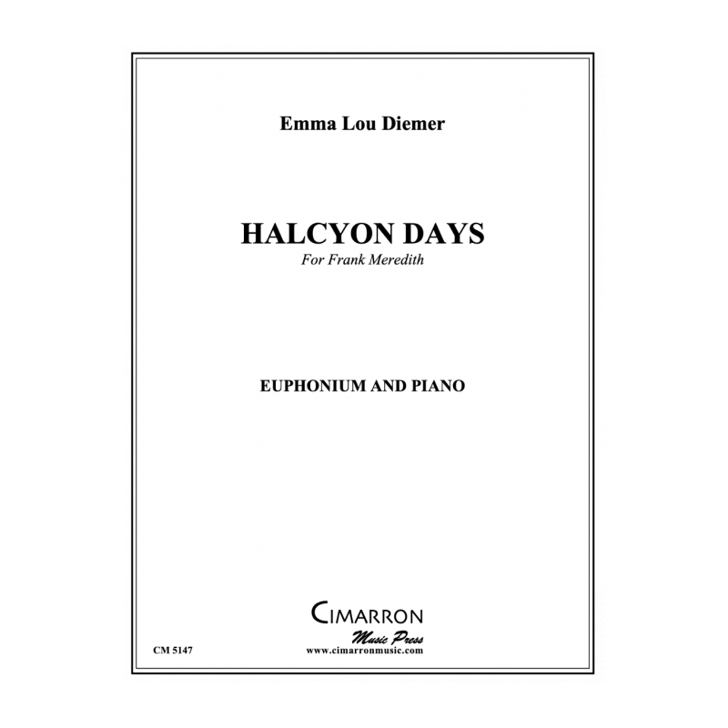 Diemer, Emma Lou - Halcyon Days