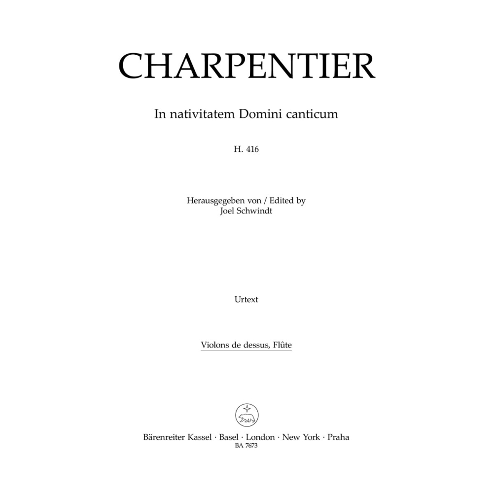 In nativitatem Domini canticum H 416 Violin I - Marc-Antoine Charpentier