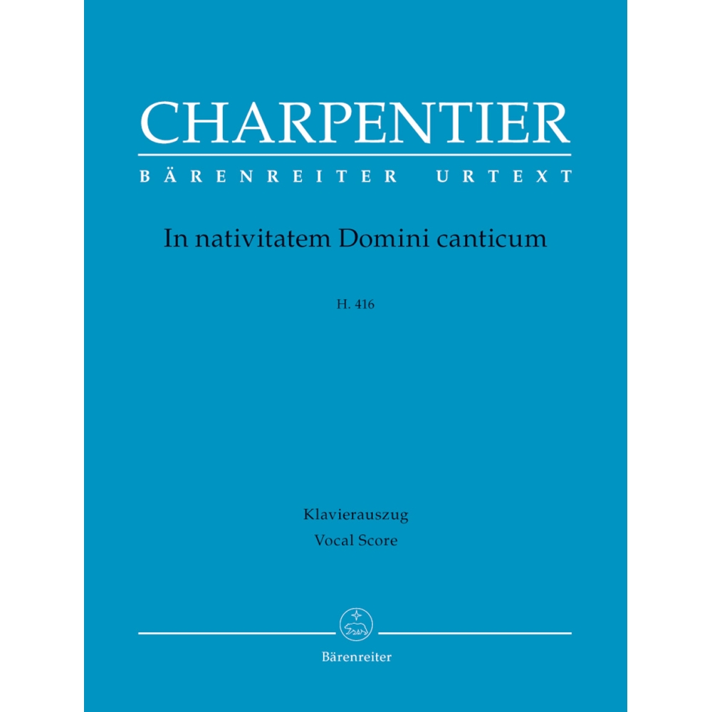 In nativitatem Domini canticum H 416 Vocal Score - Antoine / Marc-Antoine Charpentier