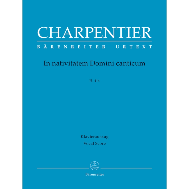 In nativitatem Domini canticum H 416 Vocal Score - Antoine / Marc-Antoine Charpentier