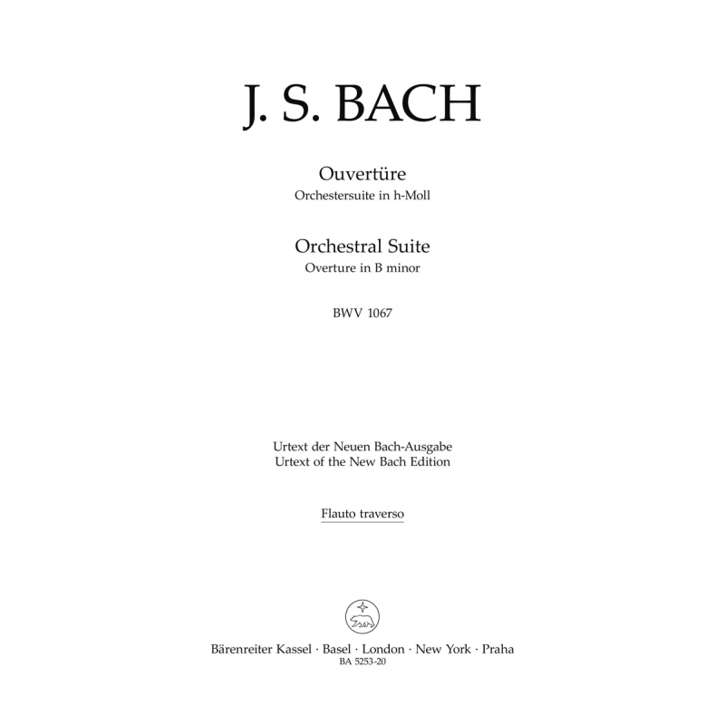 Overture (Suite) No. 2 in B minor (BWV 1067) Flute - Johann Sebastian Bach