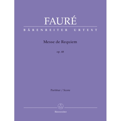 Requiem Op.48 (full orchestral version 1900) Full Score (paperback) - Gabriel Faure