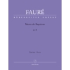 Requiem Op.48 (full orchestral version 1900) Full Score (paperback) - Gabriel Faure