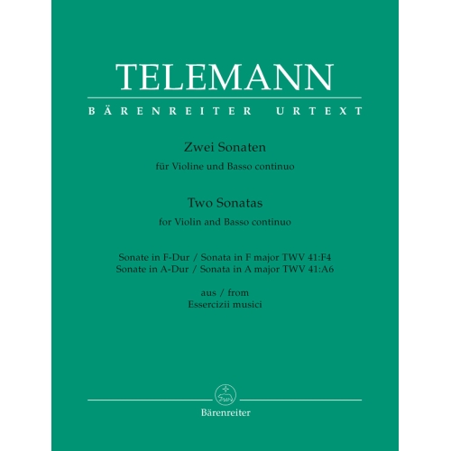 2 Sonatas (F maj TWV 41:F4,...