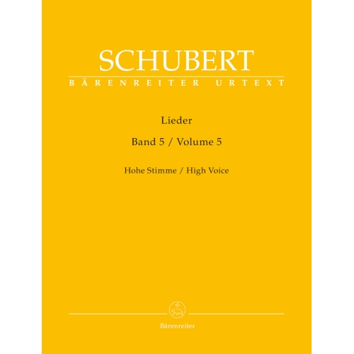 Lieder, Volume 5, High...
