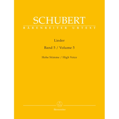 Lieder, Volume 5, High...