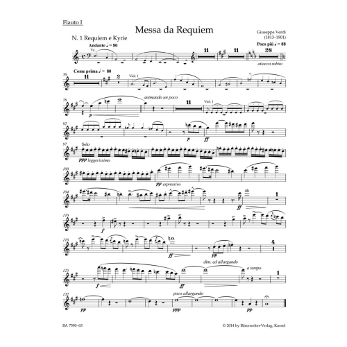 Requiem (Messa da Requiem) Wind Set - Giuseppe Verdi
