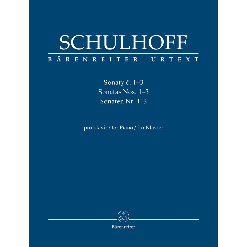 Piano Sonatas Nos. 1-3 - Erwin Schulhoff