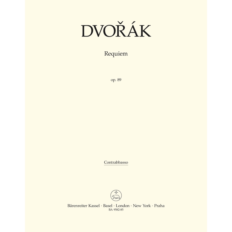 Requiem Op.89 (B.165) (Chamber version) Double Bass - Antonín Dvorák