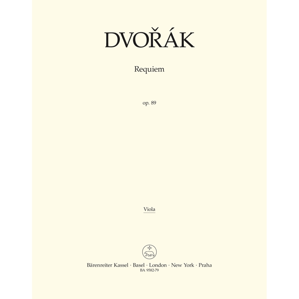 Requiem Op.89 (B.165) (Chamber version) Viola - Antonín Dvorák
