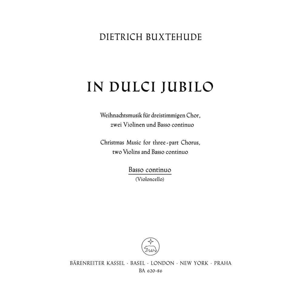 In Dulci Jubilo for Continuo - Dietrich Buxtehude