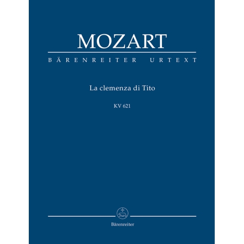 La clemenza di Tito (K.621) Study Score - Wolfgang Amadeus Mozart