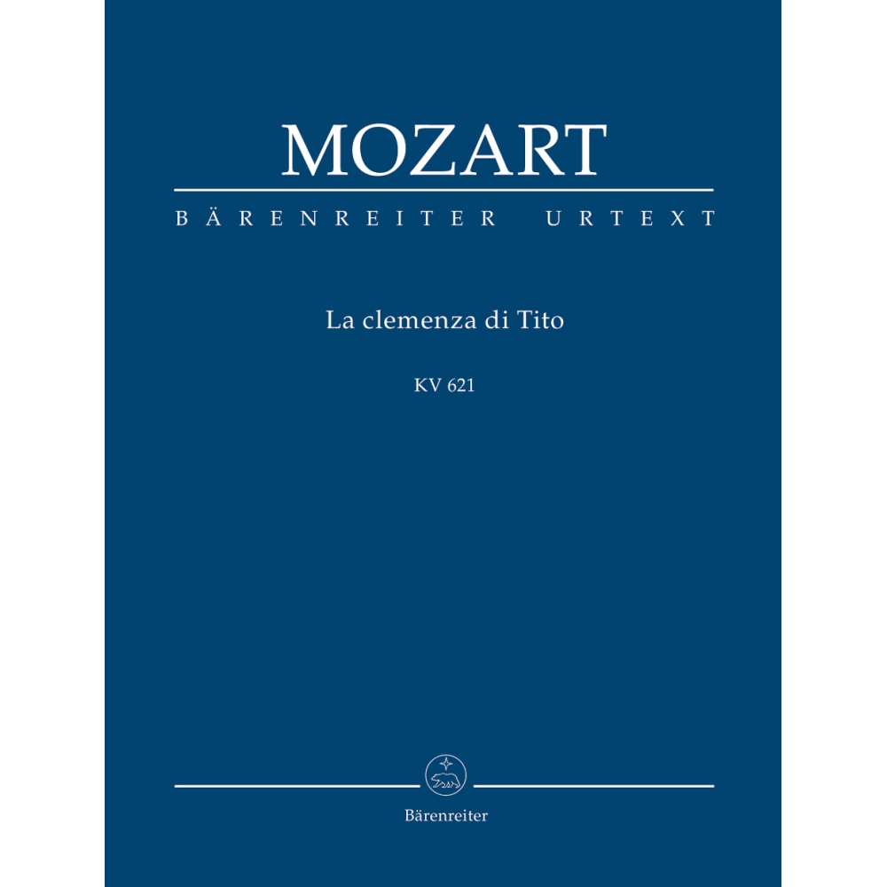 La clemenza di Tito (K.621) Study Score - Wolfgang Amadeus Mozart