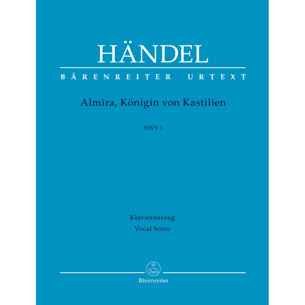 Almira, Königin von Kastilien (HWV 1) Vocal Score - George Frideric Handel
