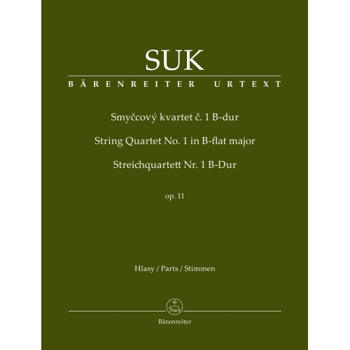 String Quartet No.1 in B-flat major Op.11 Parts - Josef Suk