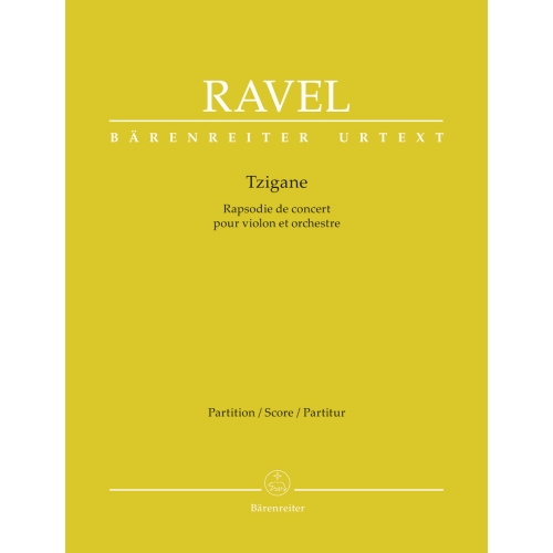 Tzigane Full Score - Maurice Ravel