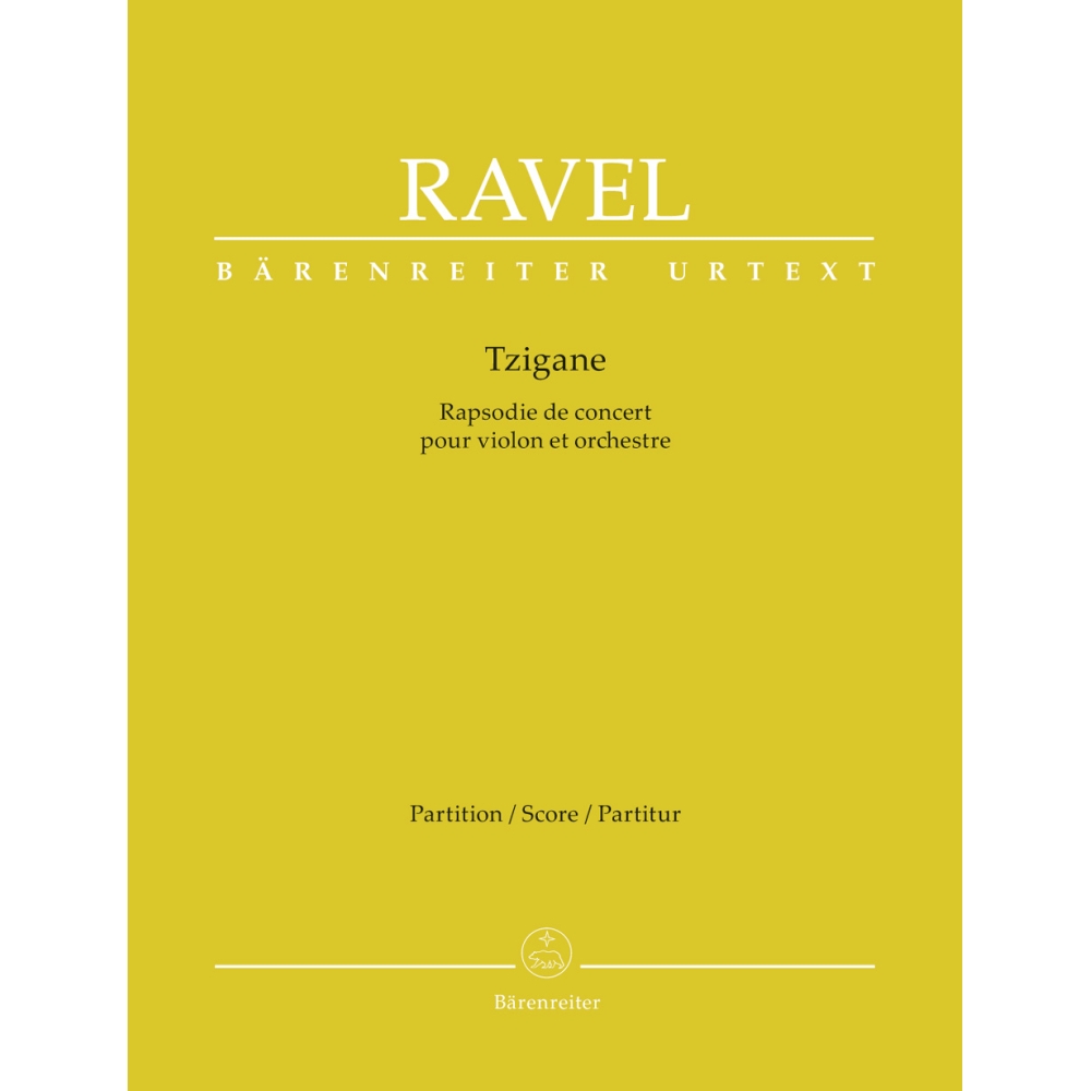 Tzigane Full Score - Maurice Ravel