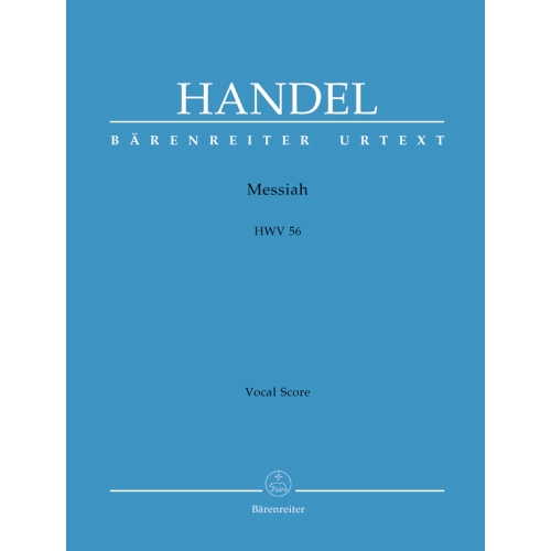 Messiah (HWV 56) Vocal Score - George Frideric Handel