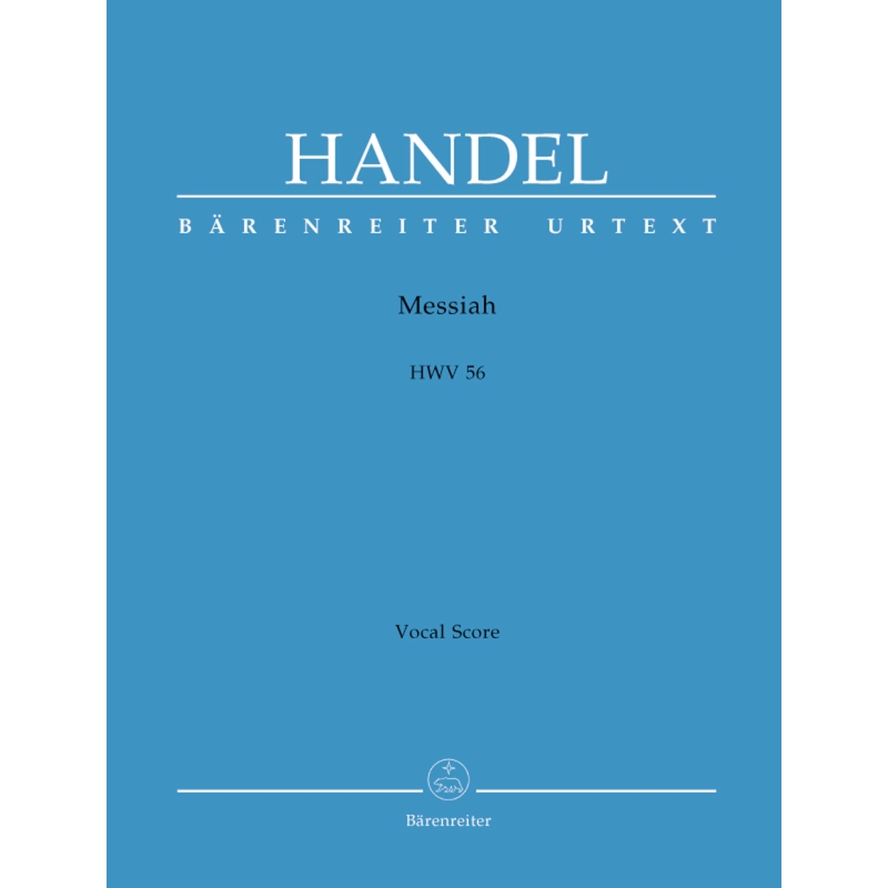 Messiah (HWV 56) Vocal Score - George Frideric Handel