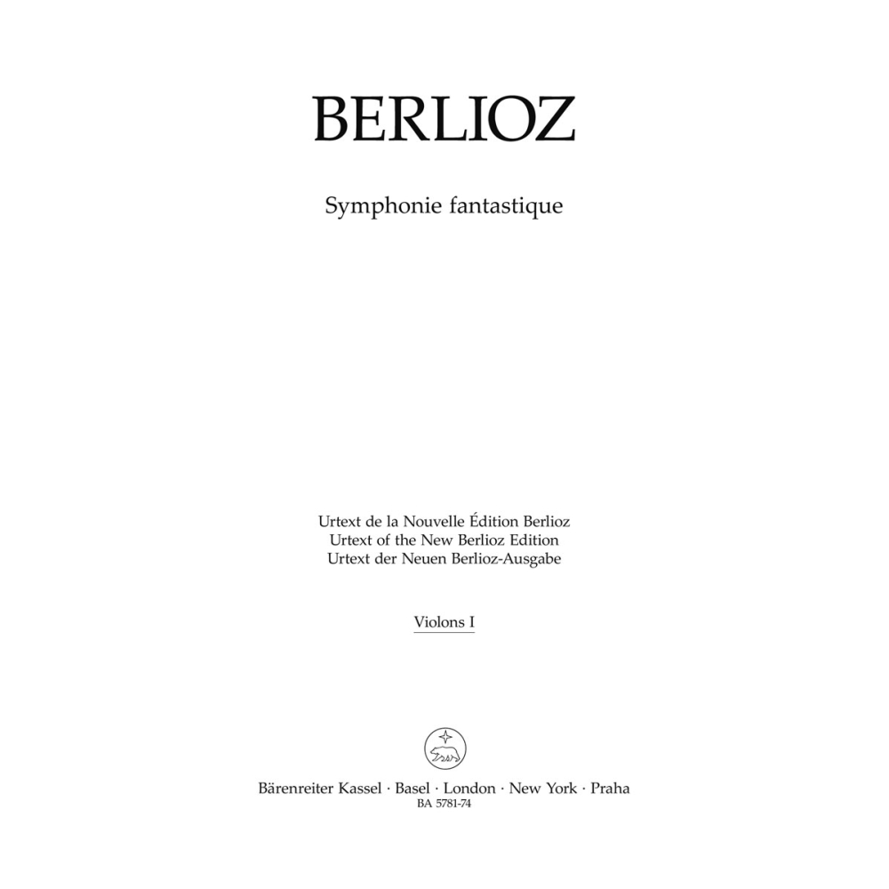 Symphonie Fantastique, Op.14 Violin I - Hector Berlioz