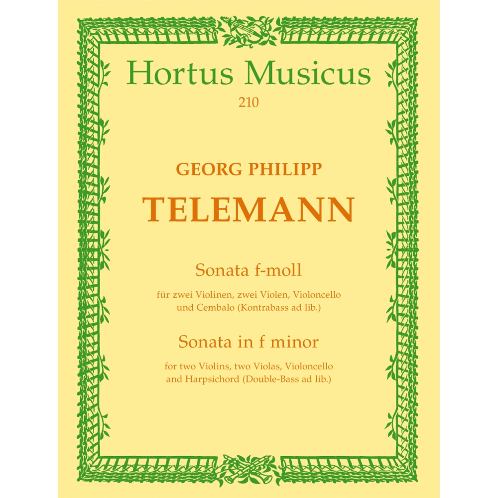 Sonata in F minor (TWV 44: 32) (Score)  - Georg Philipp Telemann