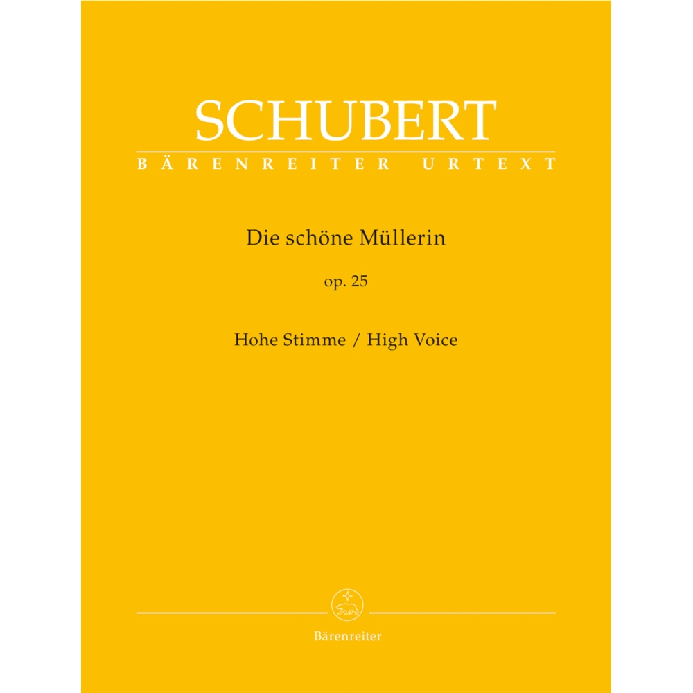 Die Schoene Muellerin Op.25 High Voice - Franz Schubert
