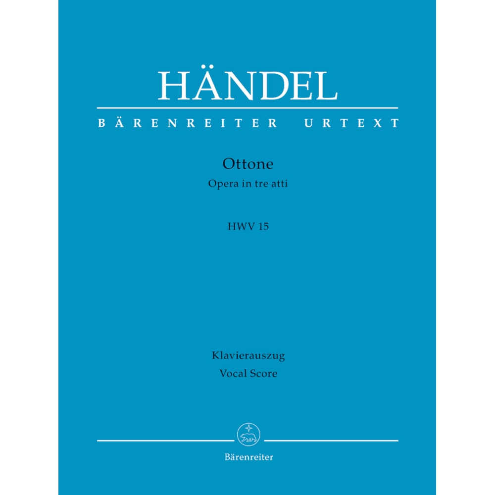 Ottone (HWV 15) (version of the 1723 performance) Vocal Score - George Frideric Handel