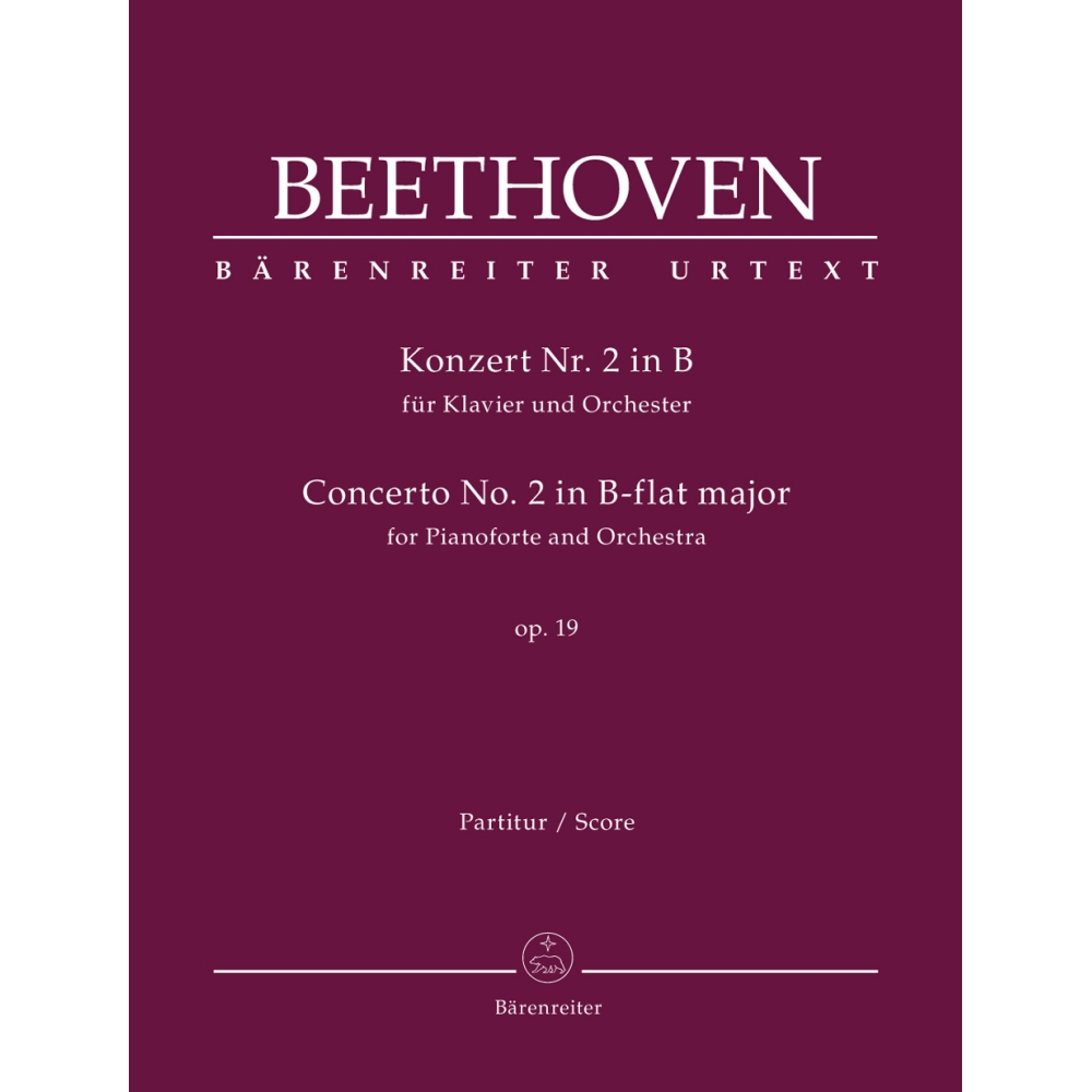 Concerto No.2 in B-flat major Op.19 for Piano Full Score - Ludwig van Beethoven