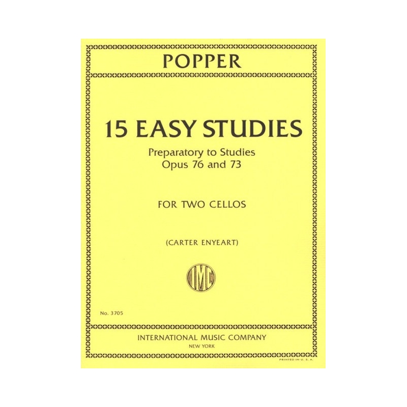 Popper, David - 15 Easy Studies