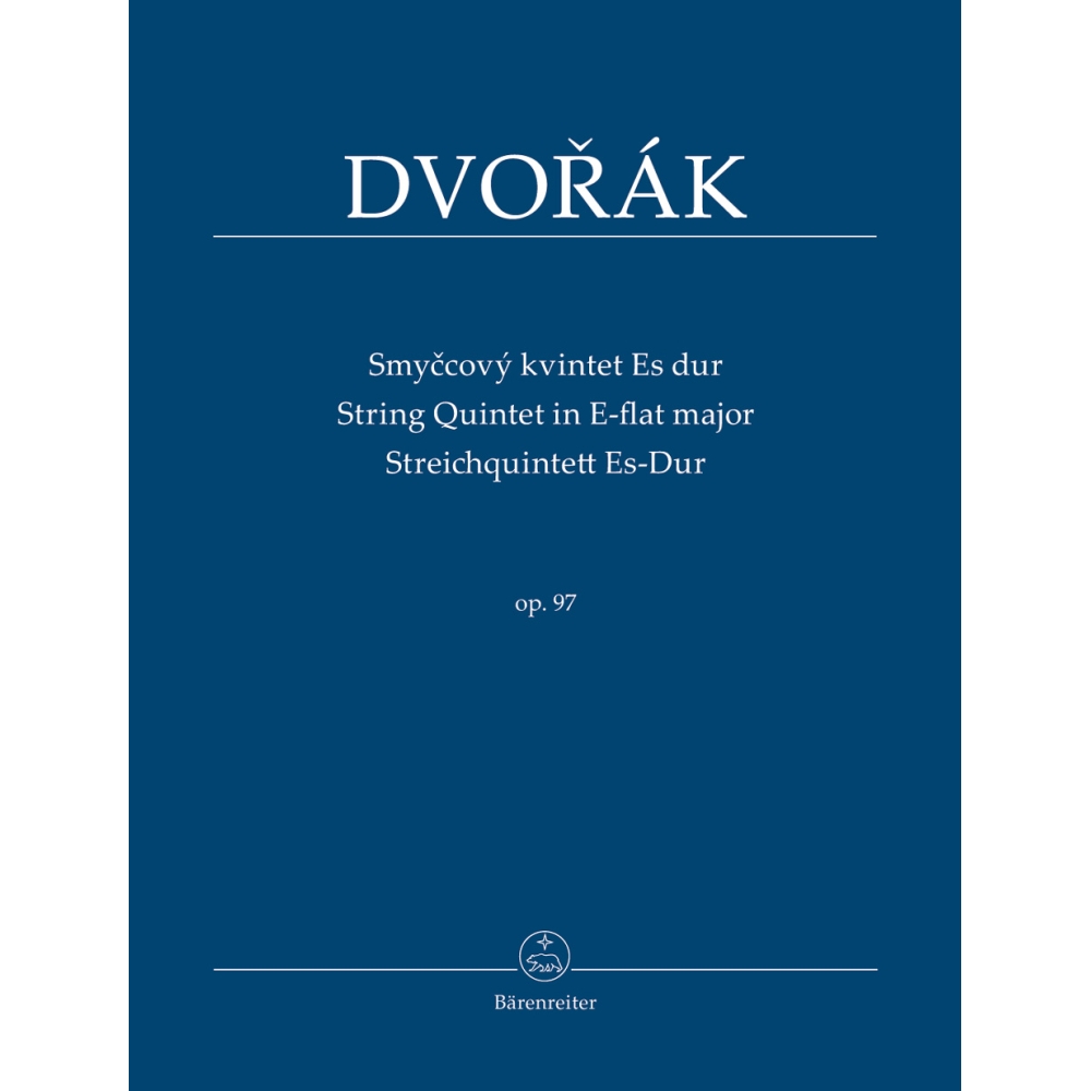 String Quintet in E-flat major Op.97 Study score - Antonín Dvorák