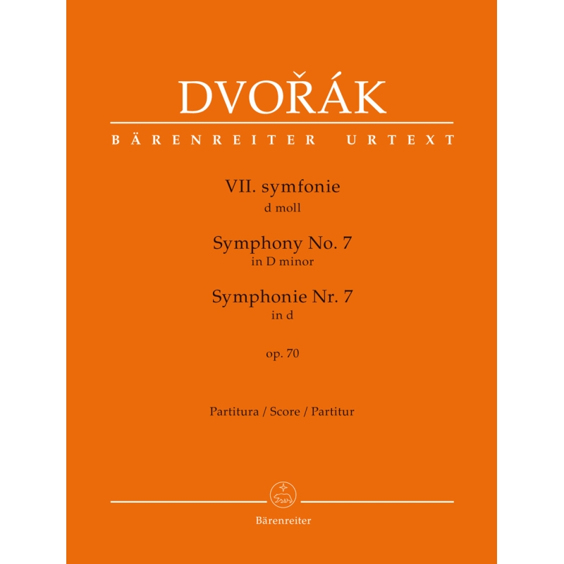Symphony No.7 in D minor Op.70 Full Score - Antonín Dvorák