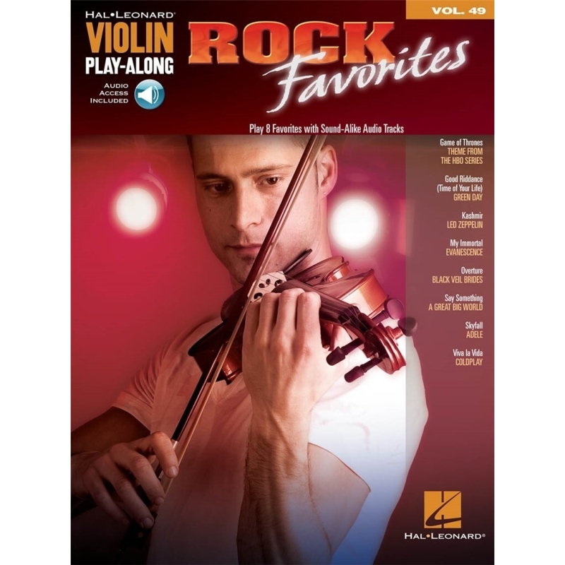 Violin Play-Along Volume 49: Rock Favorites -