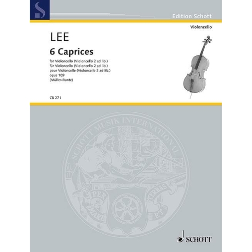 Lee, Sebastian - Six Caprices Opus 109