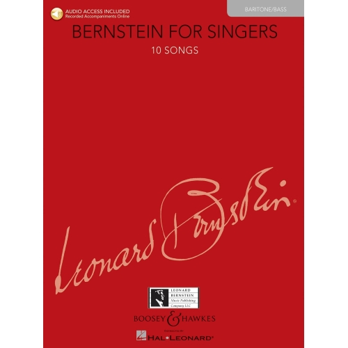 Bernstein for Singers: Baritone/Bass and Piano