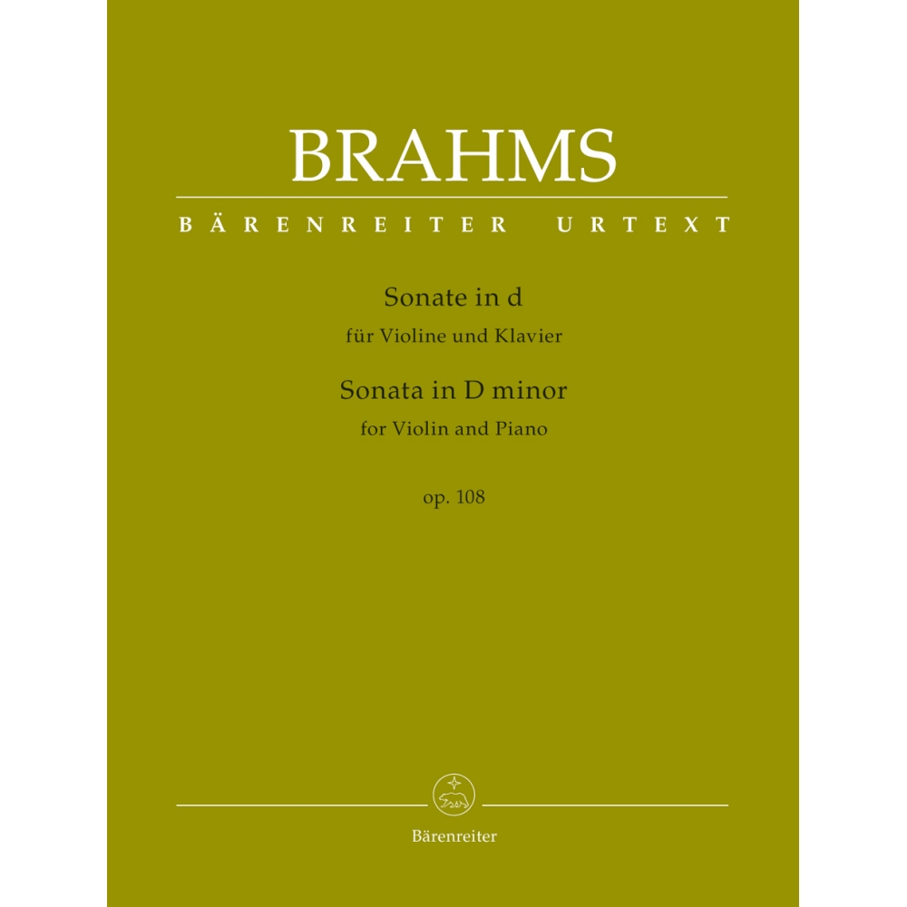 Brahms, Johannes - Violin Sonata in D minor, Opus 108