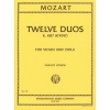 Mozart, W.A - 12 Duets for Violin and Viola, K487 (496a)