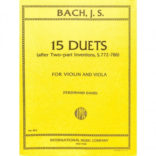 Bach, J.S - 15 Duets for...