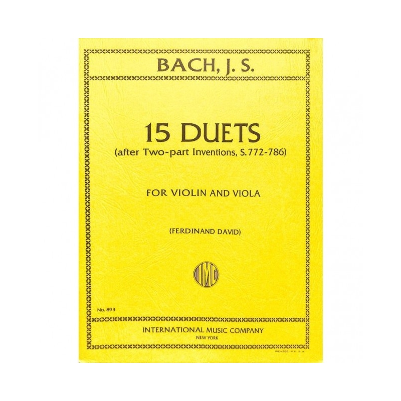 Bach, J.S - 15 Duets