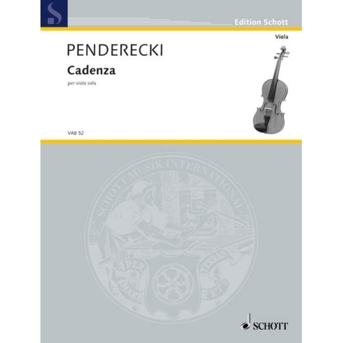 Penderecki, Krzysztof - Cadenza