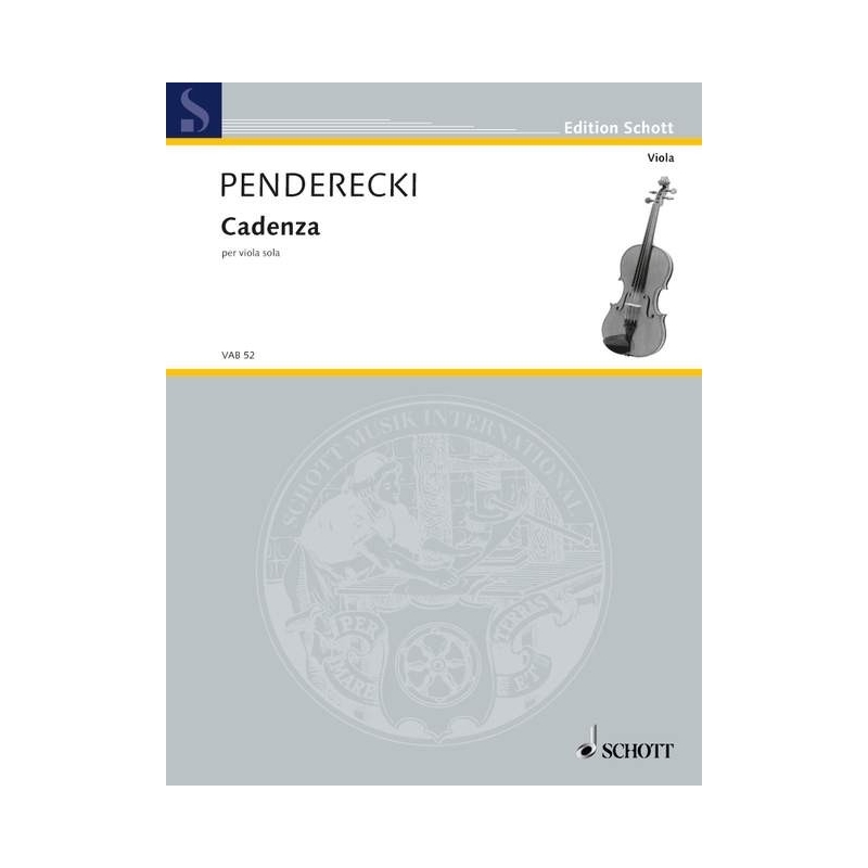 Penderecki, Krzysztof - Cadenza 