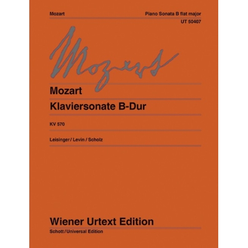Mozart, W. A - Piano Sonata in B flat major KV 570