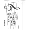 Manuscript Music Book 