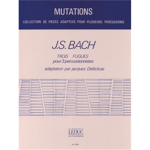 Bach, J.S - 3 Fugues...