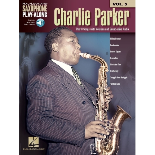Saxophone Play-Along Volume 5: Charlie Parker (Book/Online Audio)