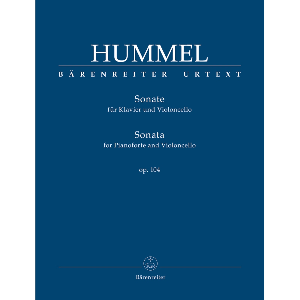 Hummel, Johann, Nepomuk - Cello Sonata, Op104