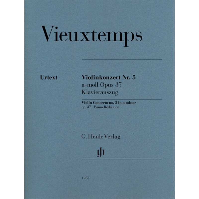 Vieuxtemps, Henri - Violin Concerto no. 5 a minor op. 37