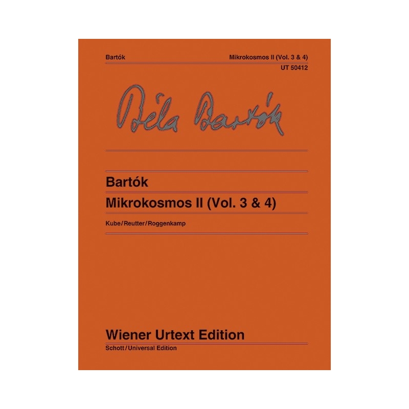 Bartók, Béla - Mikrokosmos Vol. 2 (Vol. 3 & 4)