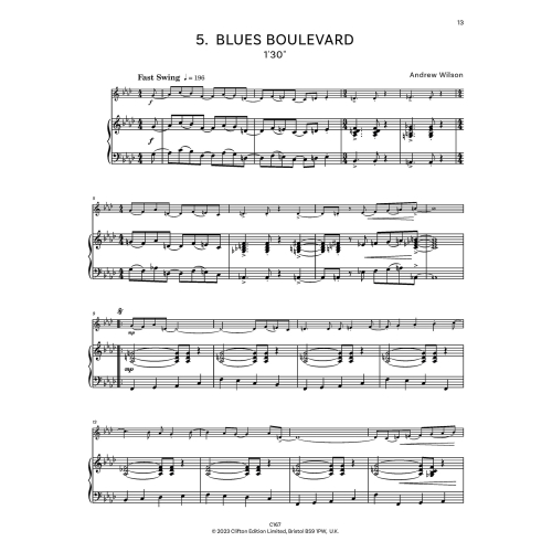 Wilson, Andrew - Bebop to Rock (Trumpet and Piano)